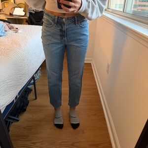 Old Navy Light Blue Ankle Jeans
